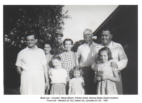 Blake family 1951