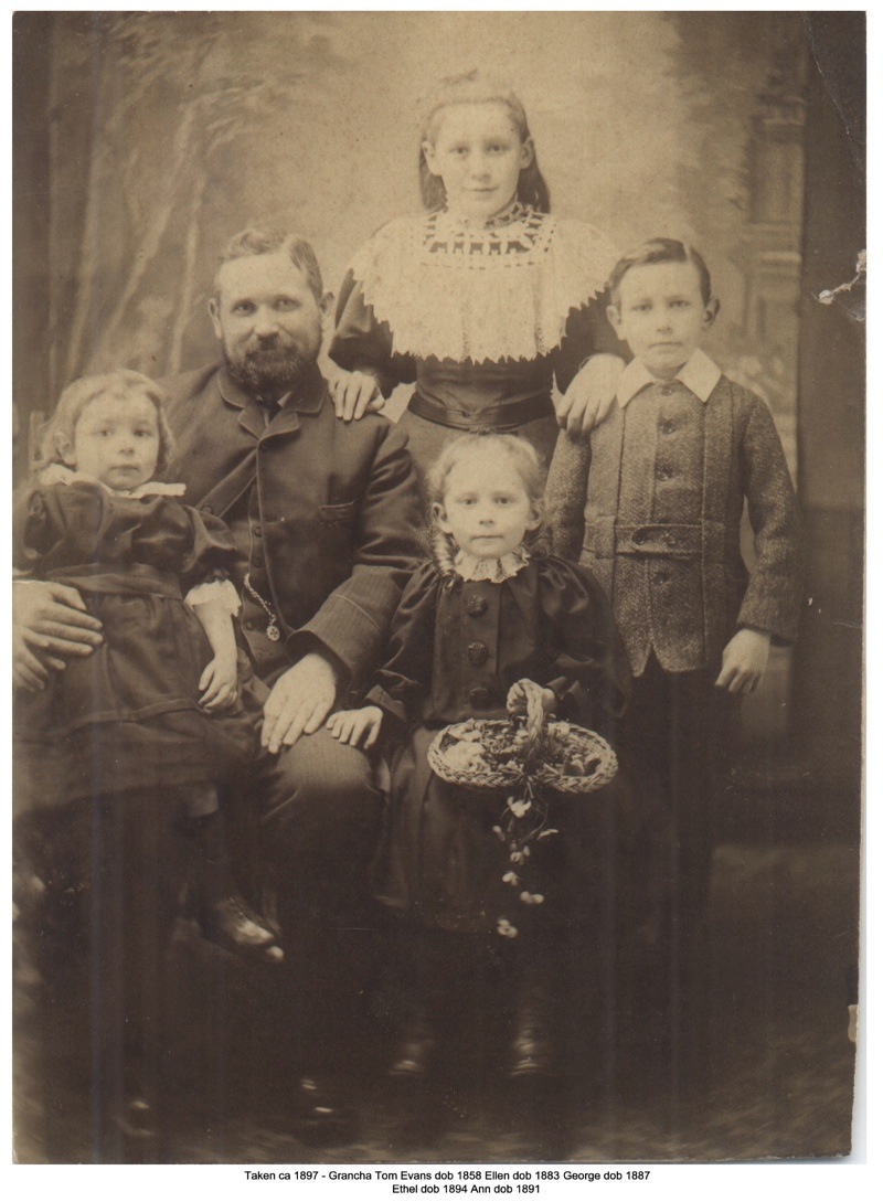 Evans family ca 1897