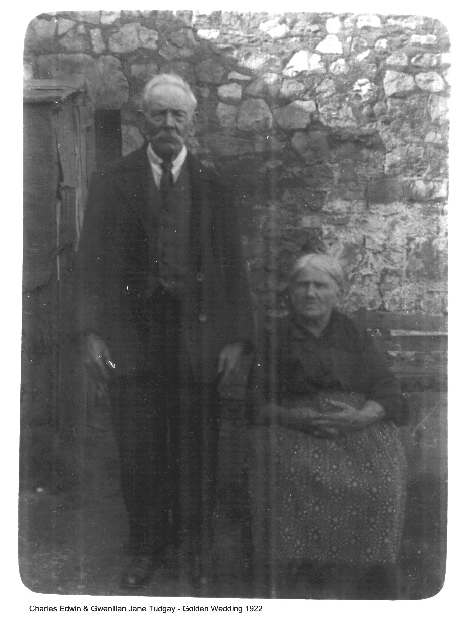 Charles & Gwennie Tudgay Golden Wedding
                        1922