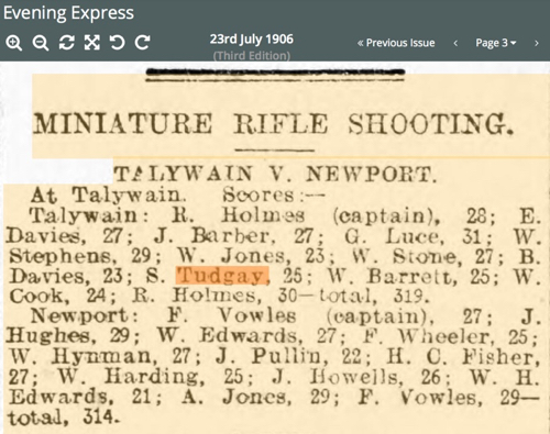 Sid shooting 1906