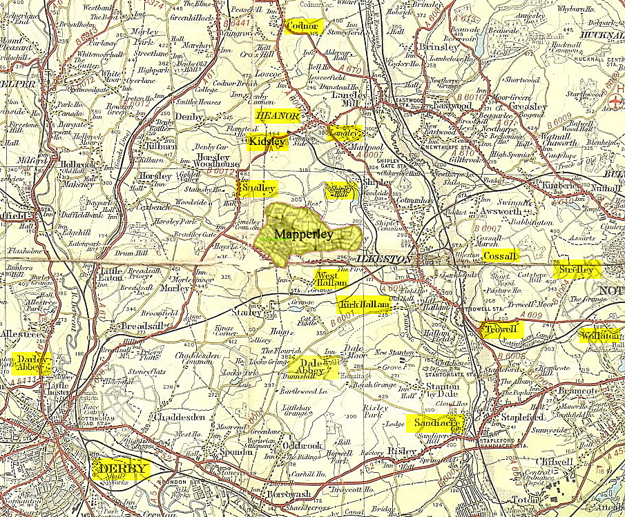 {Mapperley location}